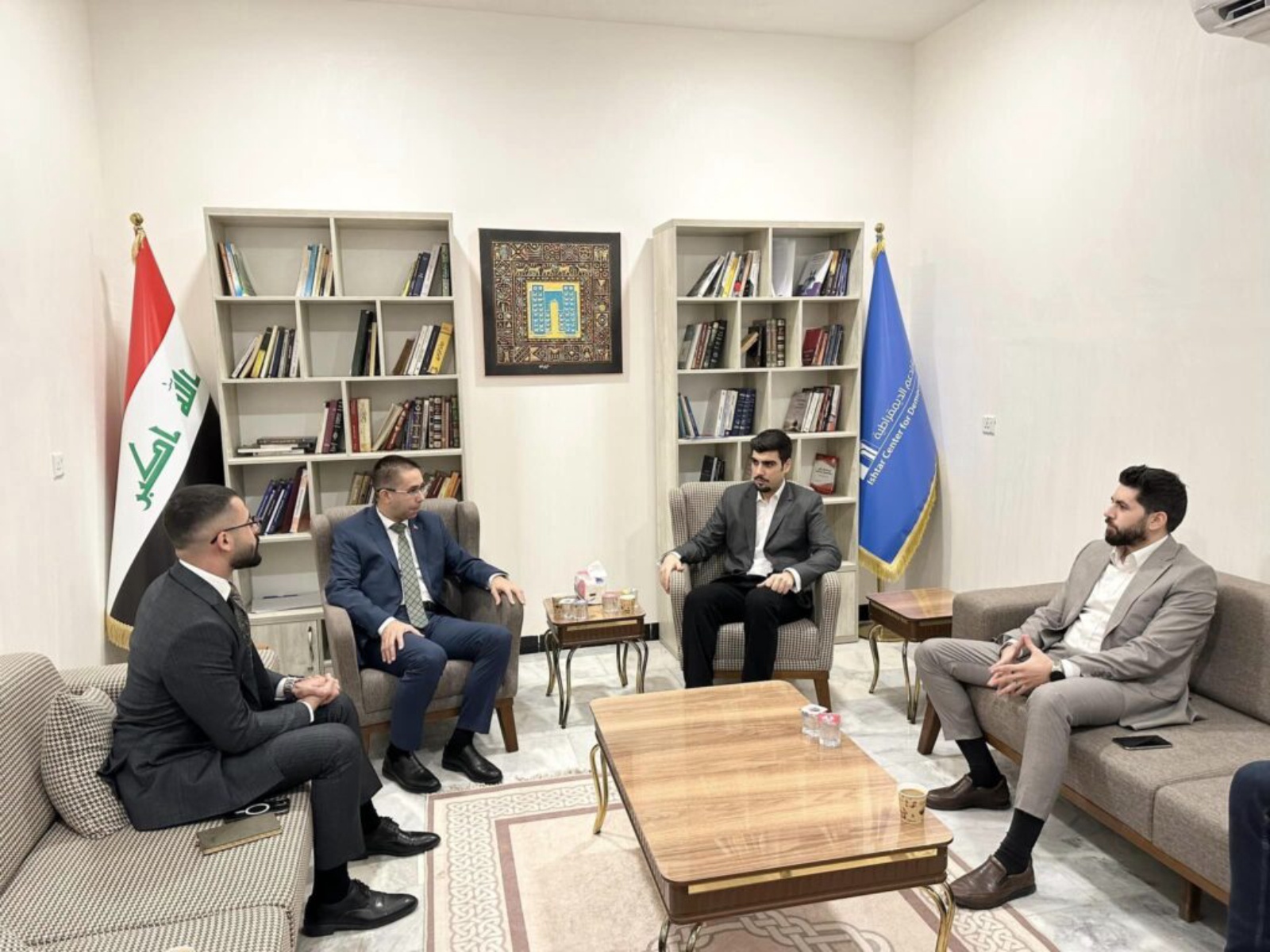 استضافة القنصل التركي في النجف الاشرف